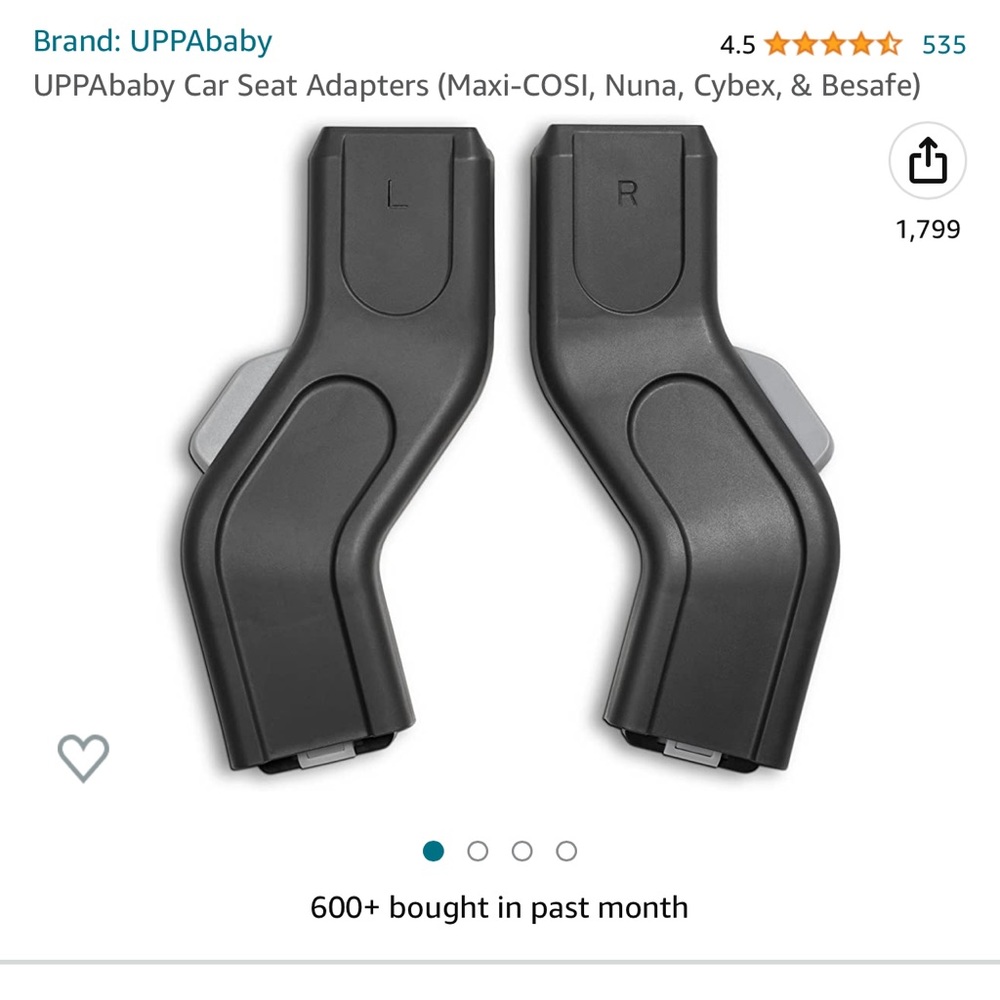 Uppa Baby Car Seat adapters